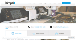 Desktop Screenshot of bleepplc.co.uk