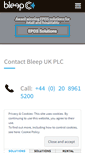 Mobile Screenshot of bleepplc.co.uk